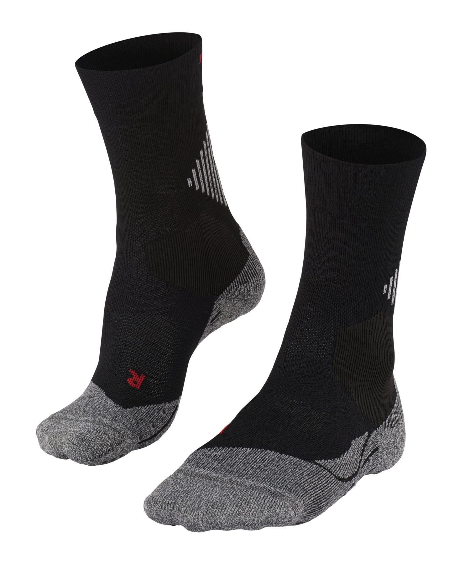 FALKE Unisex 4 GRIP U So Functional Yarn For Maximum Speed 1 Pair Socks, Black 3019, 8-9