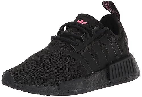 adidas Women's NMD_r1 Sneaker, Core Black/Core Black/Solar Pink,