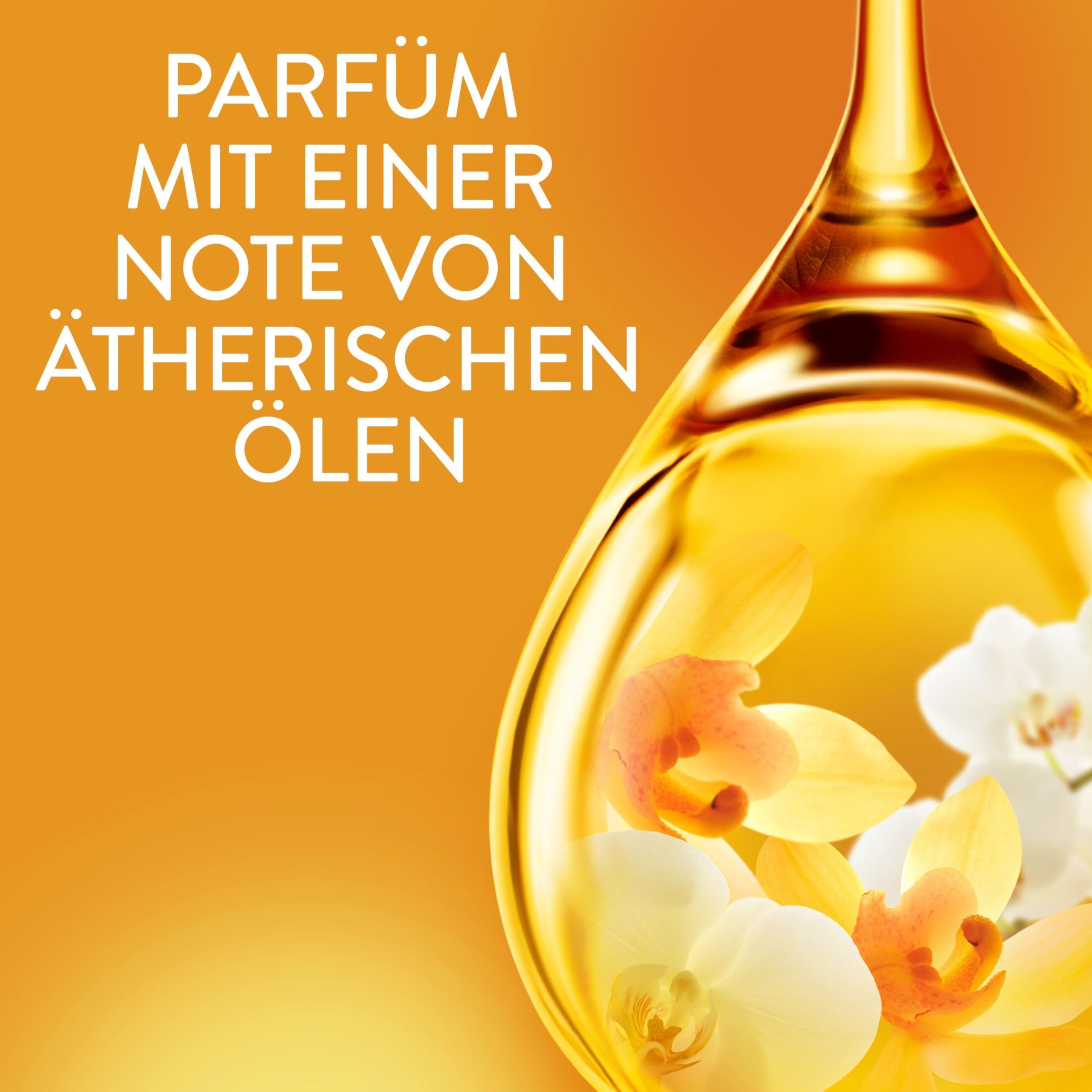 Lenor Weichspüler, 36 Waschladungen, Goldene Orchidee, 24h Wohlfühlfrische Mit Einer Note Ätherischer Öle 3
