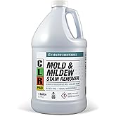 CLR PRO Heavy Duty Mold and Mildew Stain Remover, 1 Gallon Bottle | Bleach-Free, Unscented Multi-Surface Stain Remover, Works on Tile, Wood, Concrete, Glass and More