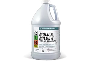 JELMAR CLR PRO Heavy Duty Bleach-Free Mold and Mildew Stain Remover, 1 Gallon Bottle, Unscented Multi-Surface Stain Remover, Works on Tile, Wood, Concrete, Glass and More