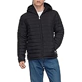 Rokka&Rolla Men's Lightweight Water-Resistant Quilted Puffer Jacket