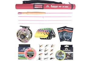 Maxcatch Elegant Hot Pink Fly Rod for Ladies