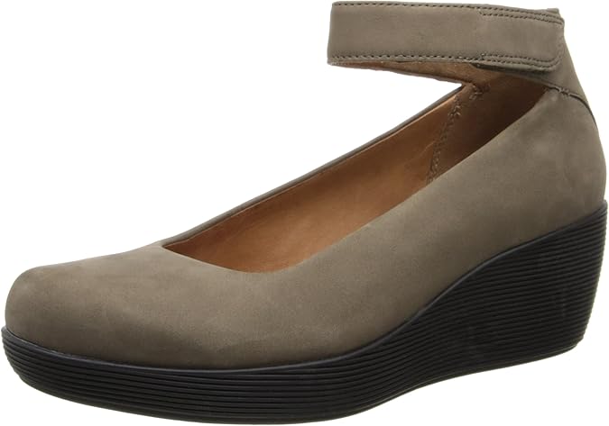 clarks women's claribel flare wedge pump