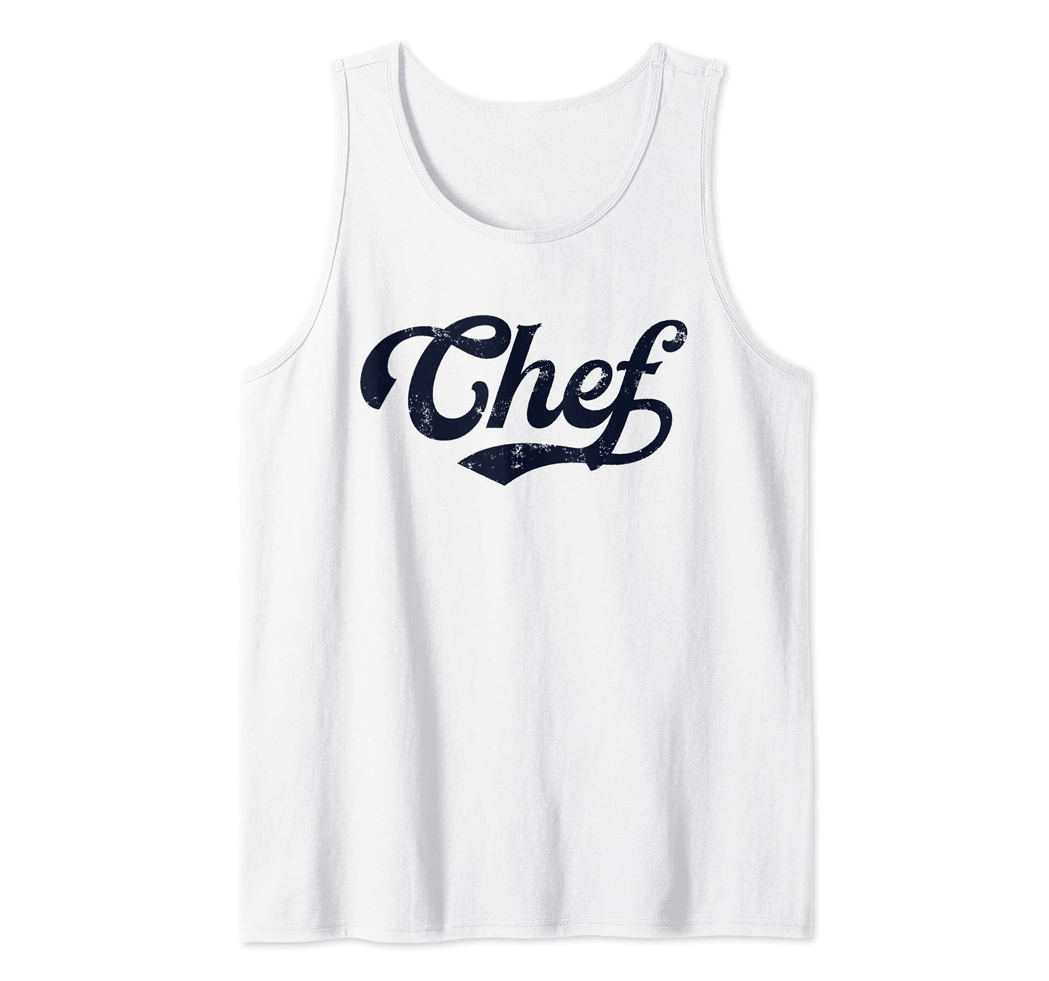 Chef Cook Funny Men Women Kitchen Cooking Culinary Vintage Tank Top