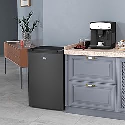 HOMCOM Mini Freezer Countertop, 3 Cu.Ft Compact