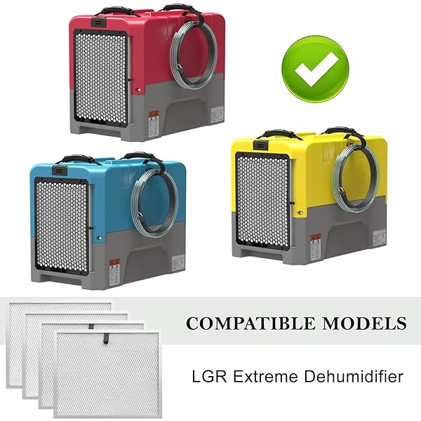 HOAXCINN MERV-10 REPLACEMENT FILTER COMPATIBLE WITH ALORAIR STORM LGR EXTREME AND SENTINEL LGR EXTREME DEHUMIDIFIER WITH AUTOMATIC DEFROST, 4-PCS