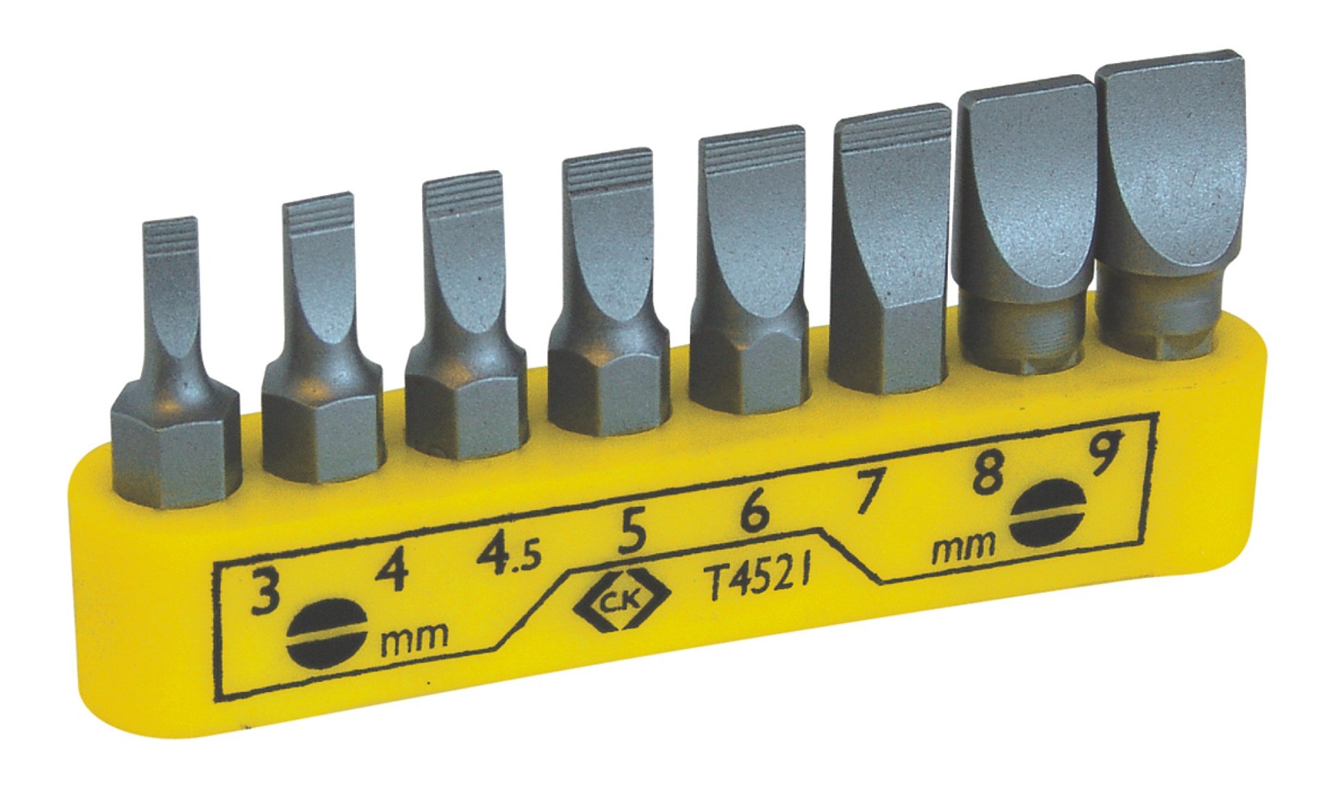 C.K T4521 Bit Set on Clip with 8 Slotted bits