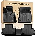 Original 2014-2018 X5 Floor Mats for BMW X5 (F15) All Models - Custom Fit 1st and 2nd Row Floor Mats - All Weather Heavy Duty Non Slip TPE Floor Liners for BMW X5 Accessories 2014-2018