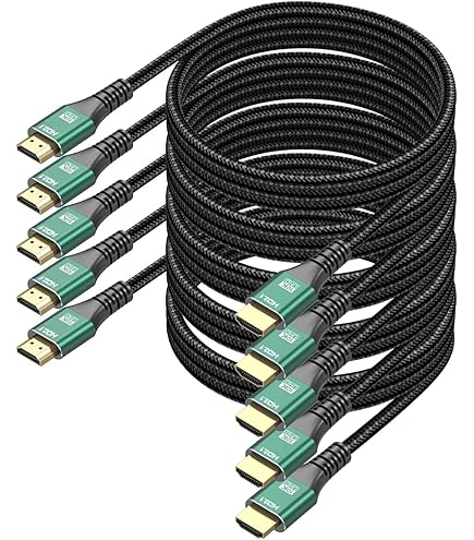 8K HDMI Cables 2-Pack 10FT, Stouchi 48Gbps Ultra High Speed HDMI 2.1 Cord, 8K@60Hz 4K@120Hz 144Hz, HDCP 2.2&2.3, SBTM, Dynamic HDR, EARC Compatible - View #9