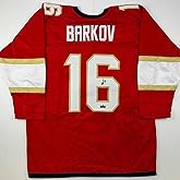 Facsimile Autographed Aleksander Barkov Florida Red Reprint Laser Auto Hockey Jersey Size Men's XL