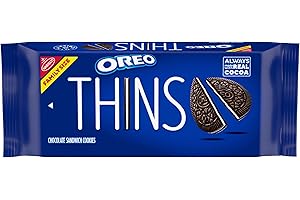OREO Thins Chocolate Sandwich Cookies, Family Size, 11.78 oz