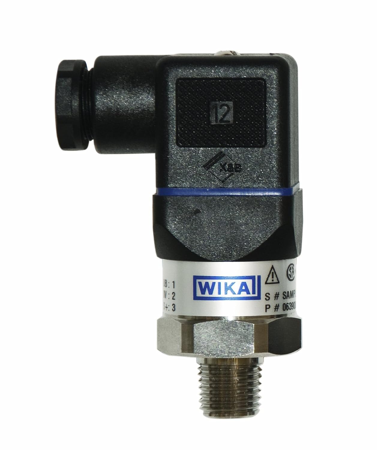 WIKA 50372475 General Purpose Pressure Transmitter, 4 20mA 2Wire