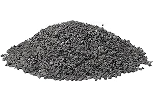 IWOODUS 10 lbs 1/4" Natural Small Lava Rocks for Plants, Aquarium, Fish Tanks, Gas or Propane Fire Pit, Fireplace, Decorative Landscaping