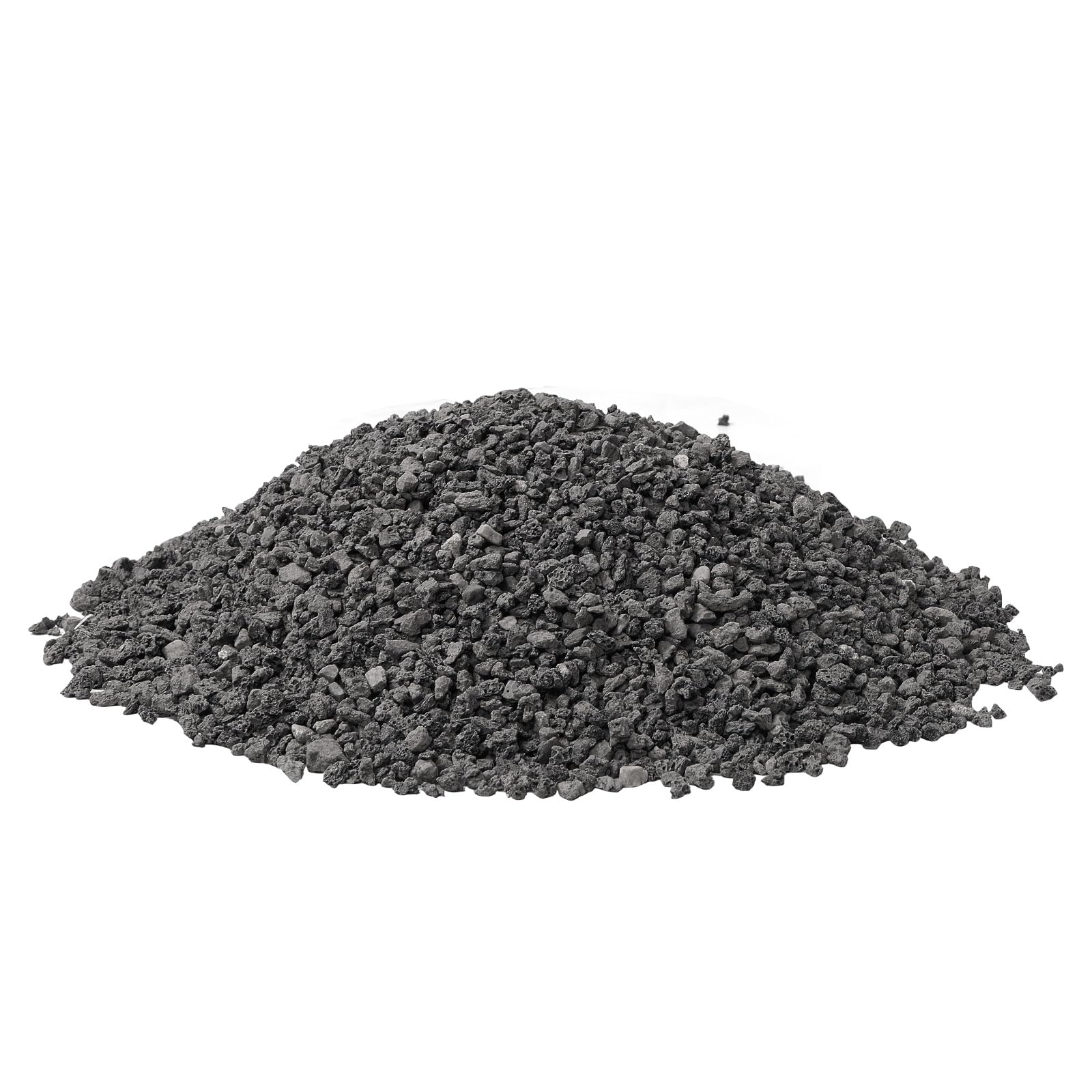 Photo 1 of 10 lbs 1/4" Natural Small Lava Rocks for Plants, Aquarium, Fish Tanks, Gas or Propane Fire Pit, Fireplace, Decorative Landscaping