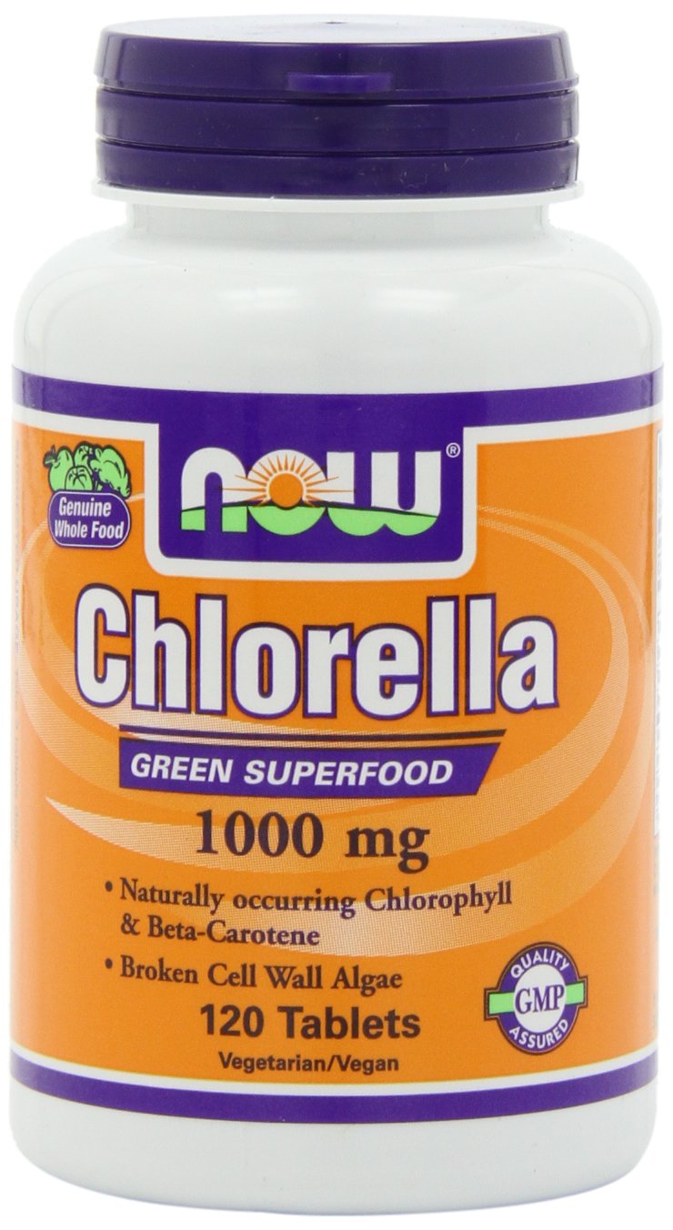 NOW Foods Chlorella 1000mg, 120 Tablets eBay