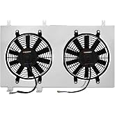 Mishimoto MMFS-350Z-03 Performance Aluminum Radiator Fan Shroud, Compatible with Nissan 350Z, 2003-2006, Silver