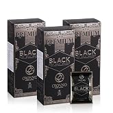 3 Boxes ORGANO Gourmet Black Coffee, 100% Certified Ganoderma Lucidum (90 Sachets)