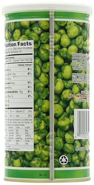 HAPI HOT WASABI PEAS, 9.9 OUNCE TINS (PACK OF 4)