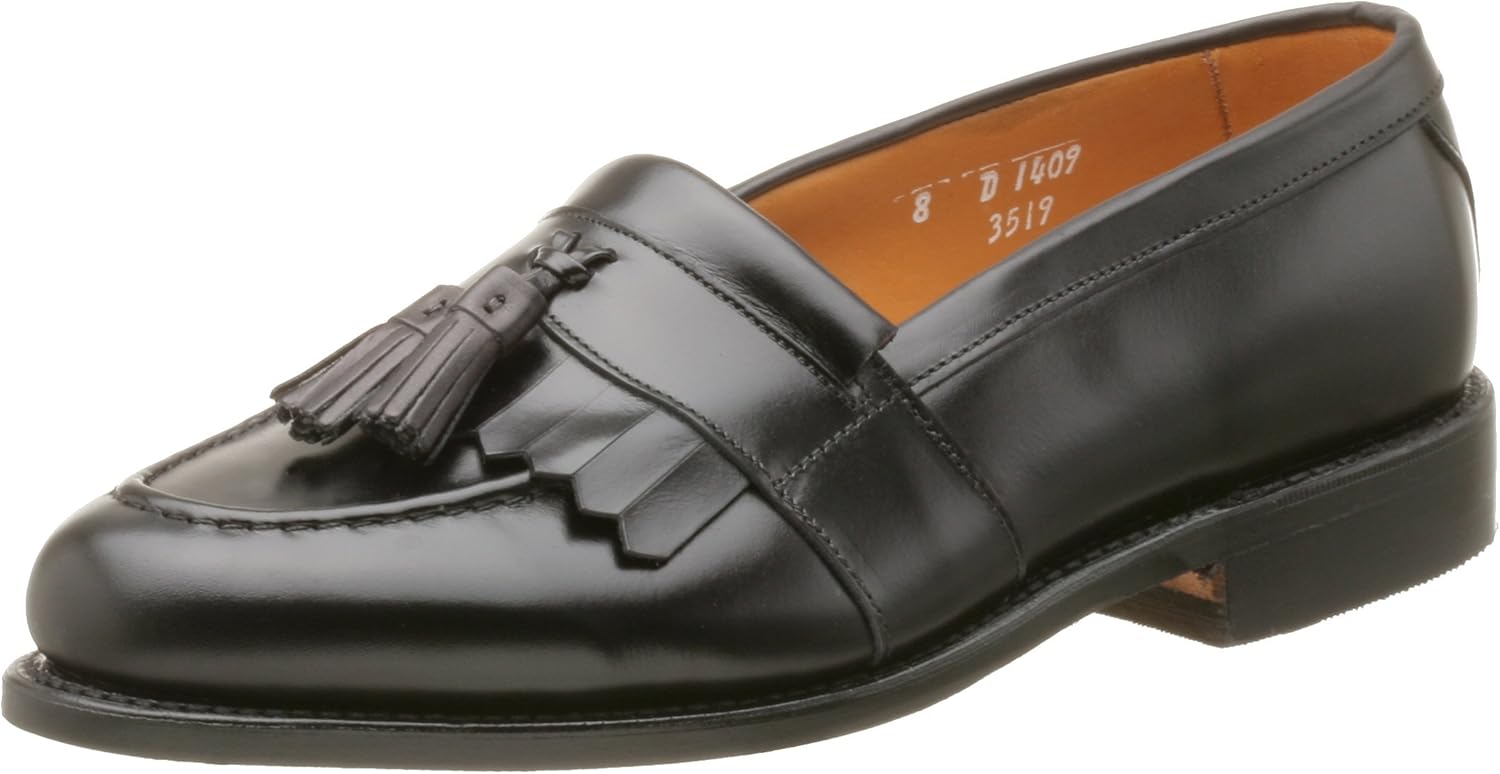 Allen Edmonds Men's Newport Tassel Loafer, Black, 9 B