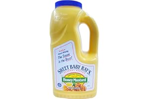 Sweet Baby Ray's Award Winning Sauce | Honey Mustard Dipping Sauce | 64 oz Bottle | Kosher | Gluten Free | Made in the USA