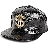 Dollar Baseball Cap Adjustable Hip Hop Cap Four Seasons Shade Flat Brim Hats Rock Hat Women Men