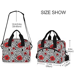 soderhamn Zebra and Flowers Lunch Bag Reusable