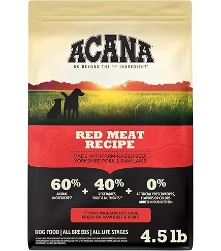 Amazon.com: ACANA Highest Protein Grain Free Dry Dog Food Appalachian Ranch  Recipe 4.5lb Bag : Pet Supplies