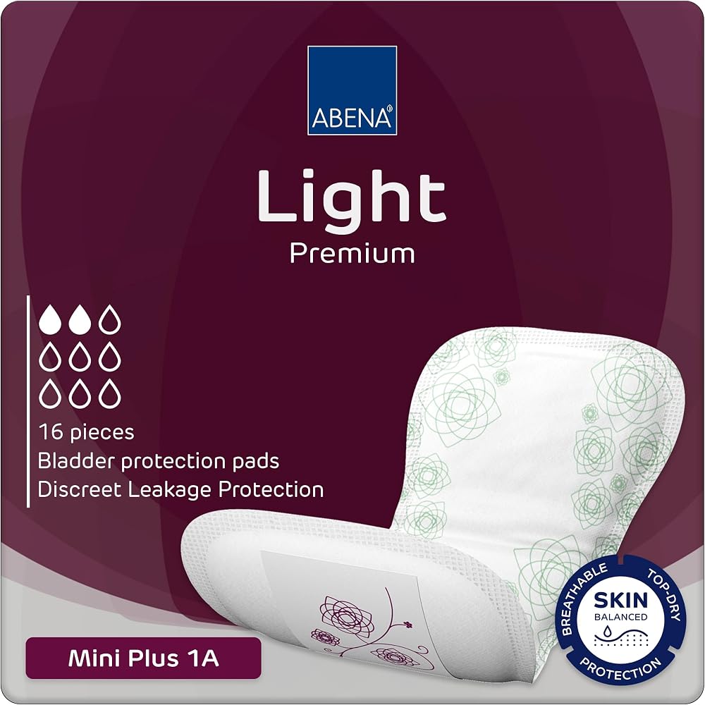 ABENA Light Mini Plus 1A 16 Pack 200ml Daytime Incontinence Pads