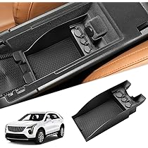 Inserto Portabicchieri Per Cadillac XT4 2019-2023 - In TPE, Rimovibile E Con Fondo Rialzato Anti-ribaltamento