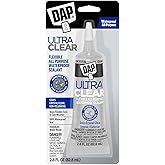 DAP Ultra Clear All Purpose Sealant, Crystal Clear, 2.8 oz (7079800952)