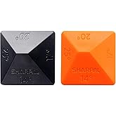 SHARPAL 196N Angle Pyramid Whetstone Knife Sharpening Stone Angle Guide 2-Pack, 4 Universal Angles-14°, 17°, 20°, 25°