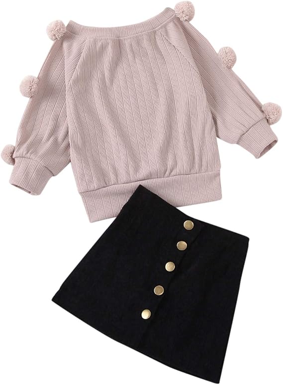 Amazon Jikial キッズ服 女の子 ワンピース ストラップドレス カチューシャ セット ワンピース ドレス 赤ちゃん服 ミニドレス 長袖 上着 無地 スカート セットアップ 秋冬 上下セット 通園 ガールズ 子供服 お正月 年賀状 発表会 お姫様 イベント 衣装 ワンピース