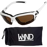 WYND Blocker Polarized Motorcycle Riding Sunglasses Sports Wrap Glasses