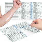 Siifert 100 Pcs Shower Waterproof Patch Transparent Stretch Adhesive Bandage Large Shower Protector Cover Transparent Film Waterproof Dressing Adhesive Bandages, 6 x 8 Inch