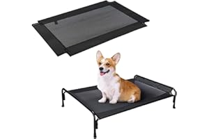 Veehoo Dog Bed Replacement Cover for CWC2204, Size M, Black
