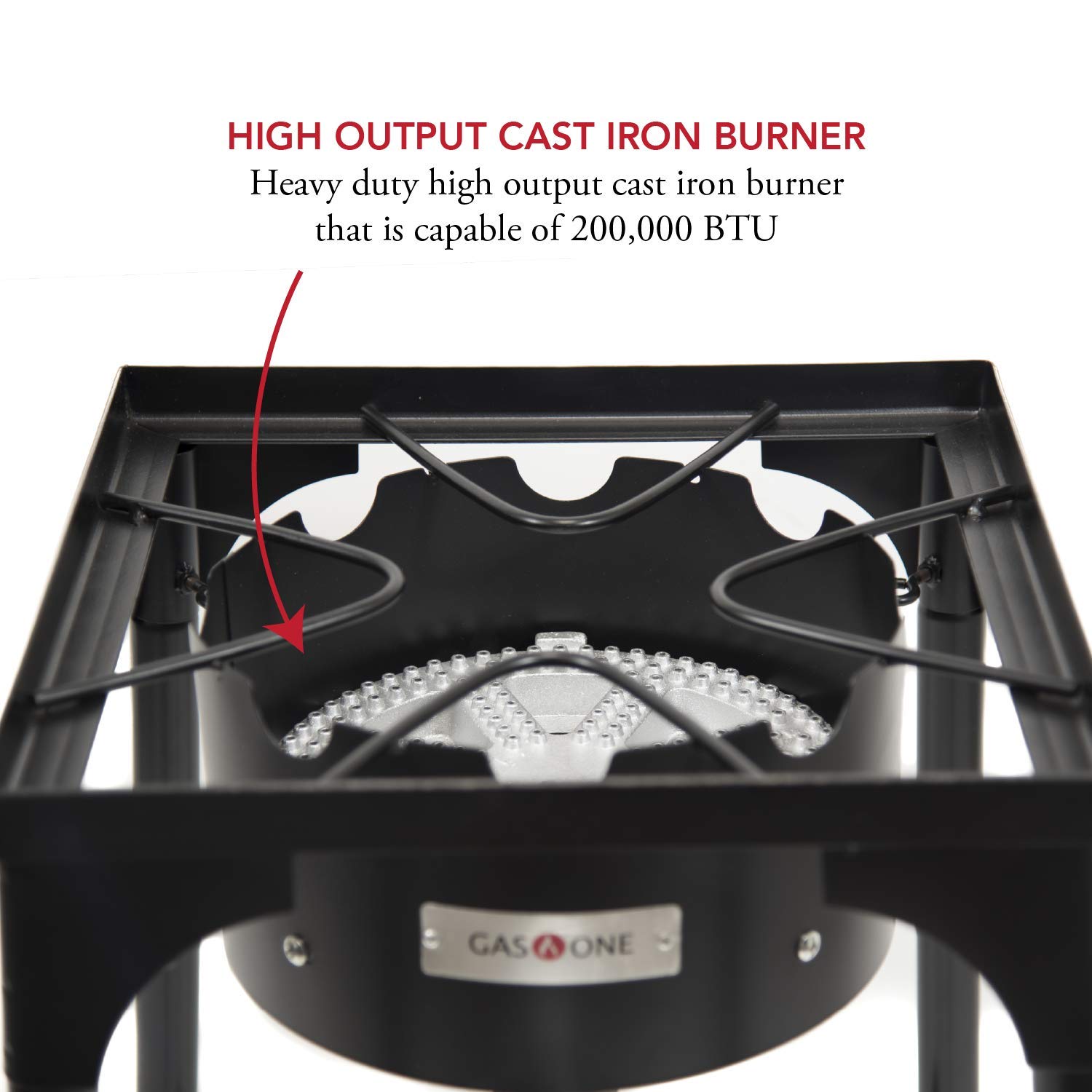 Gas One B3600H Propane 200,000BTU Single Outdoor Brewing Burner with