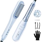 Wavytalk Pro Steam Hair Straightener Brush, Steamline Pro 3 in 1 Straightening Brush, Steam Reduces Damage, Nourishes Hair, and Expedites Straightening