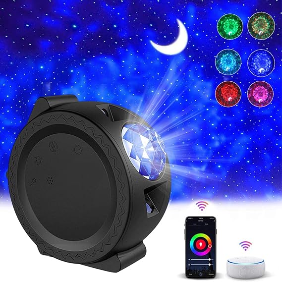 Star Projector,Smart WiFi Star Night Light Galaxy Projector Works with