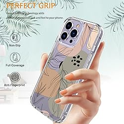 LUHOURI for iPhone 15 Pro Max Case with Screen