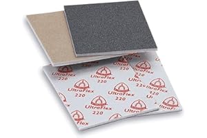 Klingspor Ultraflex Sand Pad 180 Ultraflex Sanding Pads 4.5" x 5.5" A/O - 180 Grit, Box of 10