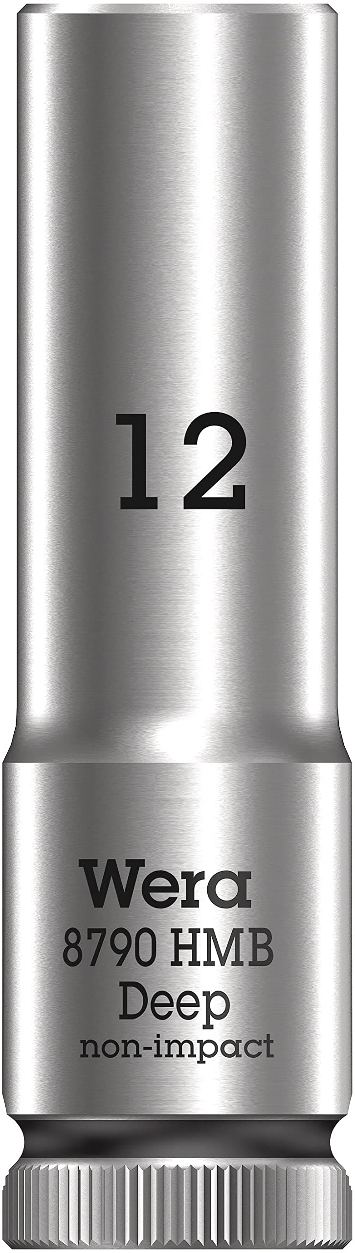 Wera 05004534001 8790 HMB Deep Socket, Black, 12.0 mm