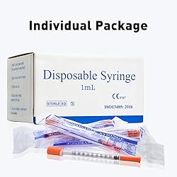U-100 1ml 31 Gauge 5/16" Syringe, Individually