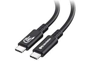 Cable Matters [USB-IF Certified] 20Gbps Long USB4 Cable/USB 4 Cable 2m/6.6ft, with 8K Video, 240W Charging, Compatible with T