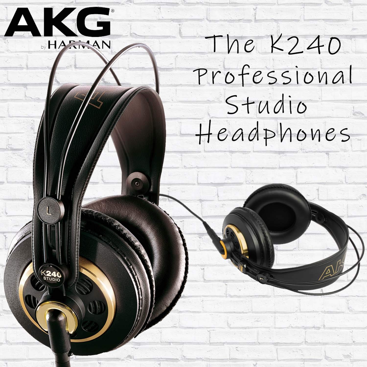 AKG Professional K240 Studio OverEar SemiOpen Professional Headphones
