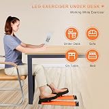 REAQER Under Desk Elliptical Pedal Exerciser for Seniors, Rehab Equipment view 7