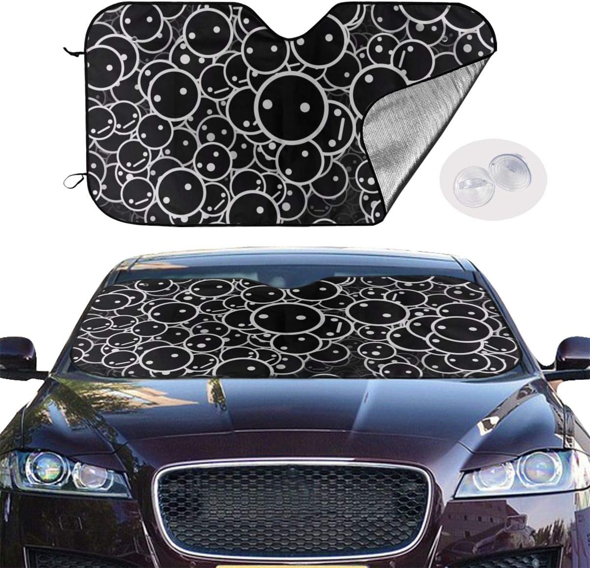 HZWMKJ Car Windshield Sun Shade SUV Trucks Automotive