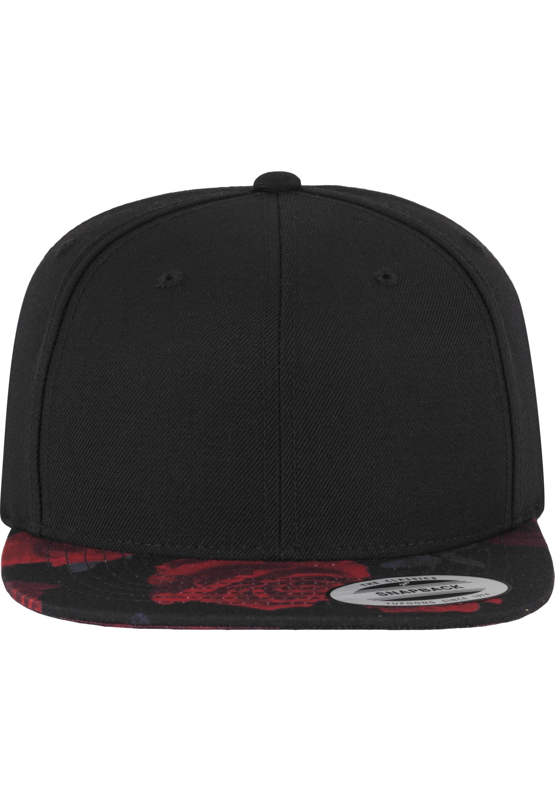 Flexfit Mütze Roses Snapback, blk/Red, one size