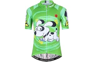 JPOJPO Kid Children Boys' Girls' Short Sleeve Cycling Jersey for Youth