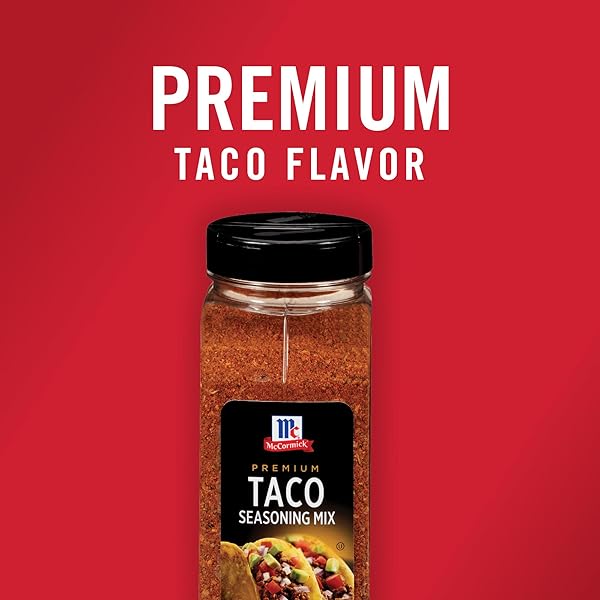 MCCORMICK PREMIUM TACO SEASONING MIX, 24 OZ